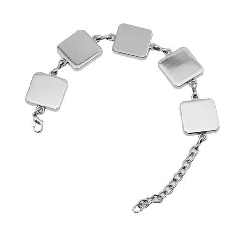 Bransoletka z 5 blaszkami do nadruku Sublimacja Termotransfer