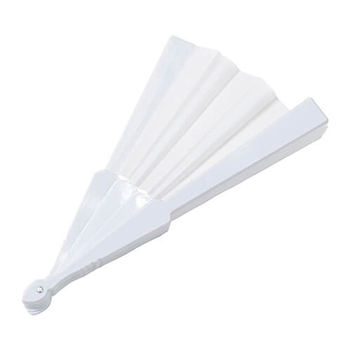 Wachlarz do sublimacji - 23 x 42, 5 cm - biały