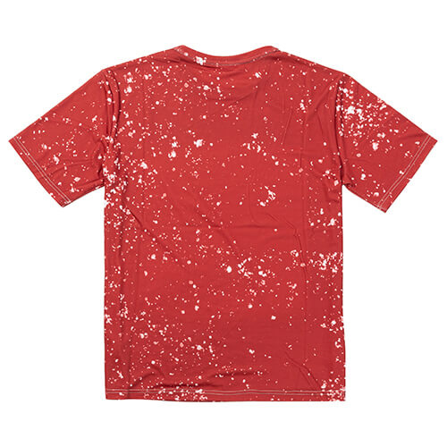 Koszulka Cotton-Like Bleached Starry Red do sublimacji