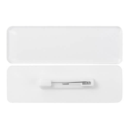 Identyfikator akrylowy 7,6 x 2,5 cm do sublimacji
