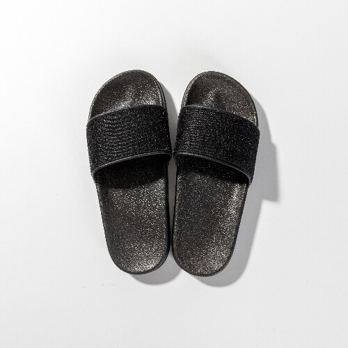 Klapki dla dorosłych do sublimacji - czarna podeszwa