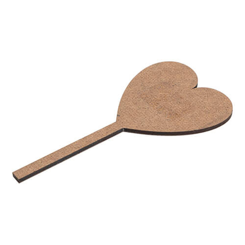 Znak informacyjny z płyty pilśniowej do sublimacji - serce