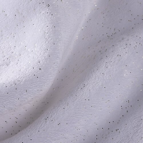 Kocyk Minky do sublimacji - srebrny brokat