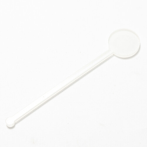 Akrylowe mieszadełko do napojów 15 cm do sublimacji - kółko