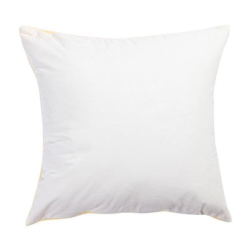 Poszewka pluszowa BestSub 40 x 40 cm do sublimacji - zółta