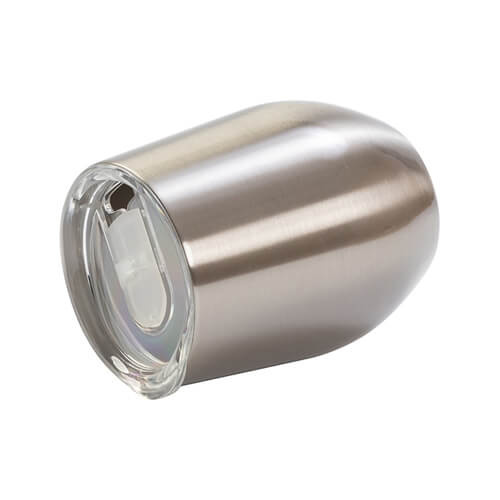 Kubek do grzanego wina 360 ml do sublimacji - srebrny z zamykanym otworem do picia