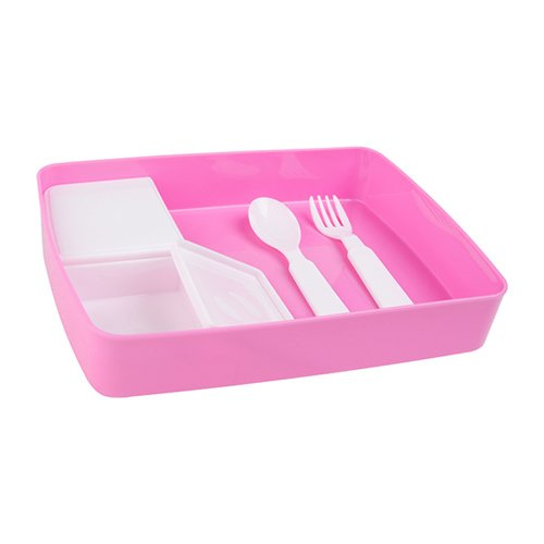 Dziecięce pudełko na lunch do sublimacji - różowe