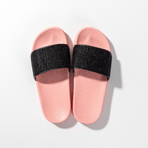 Klapki dla dorosłych do sublimacji - różowa podeszwa