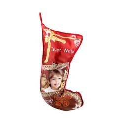 Dwukolorowa świąteczna skarpeta do sublimacji