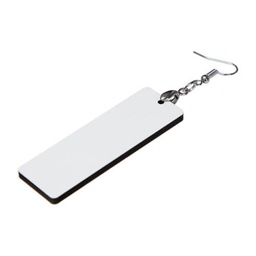 Kolczyki z MDF-u do sublimacji - prostokąt