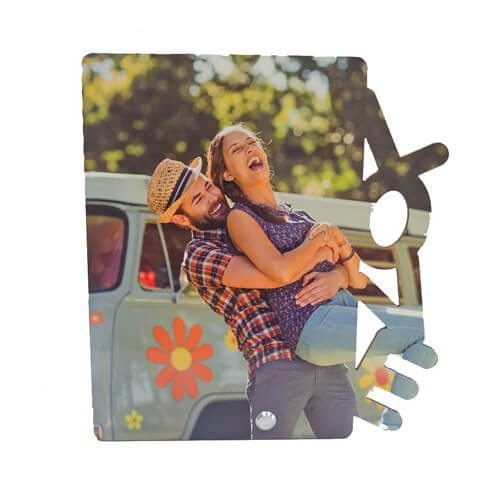 Foto ramka pionowa MDF 20 x 22 cm - Love - Sublimacja Termotransfer