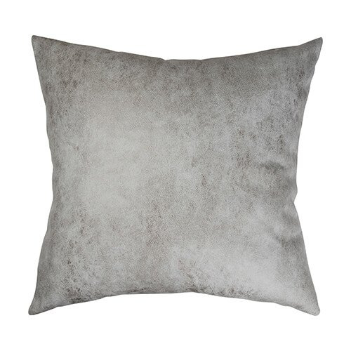 Poszewka skórzana 40 x 40 cm do sublimacji - szara