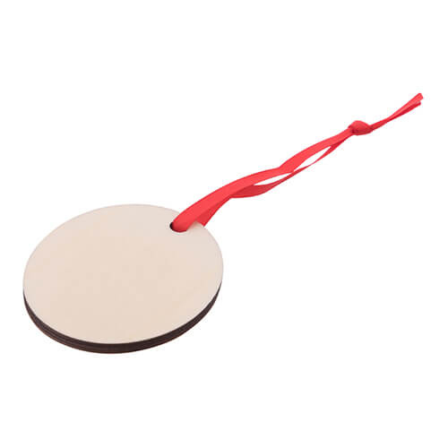 Drewniana zawieszka na choinkę do sublimacji - owal