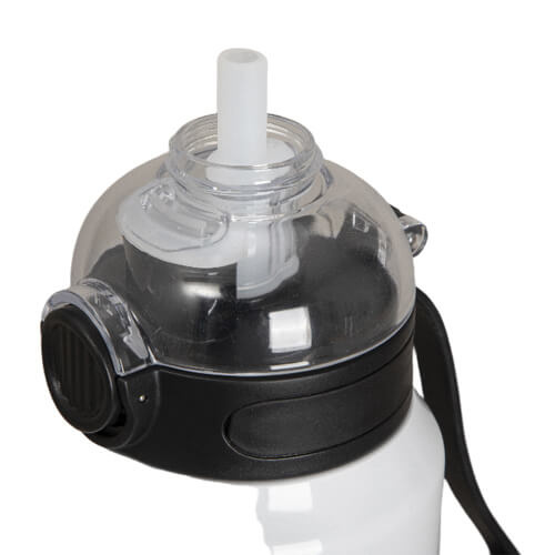 Butelka ze stali nierdzewnej 960 ml z czarną pokrywką do sublimacji