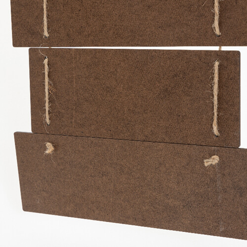 Sześć wiszących ramek z MDF-u do sublimacji