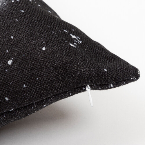 Poszewka lniana 40 x 40 cm Bleached Starry Black do sublimacji