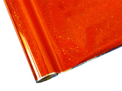 Folia do hot stampingu z wzorem - Glitter Orange