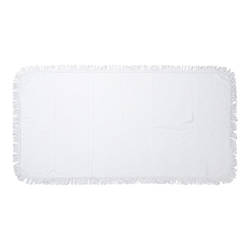 Ręcznik 152 x 76 cm z frędzlami do sublimacji - biały