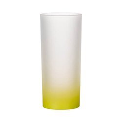 Szklanka 200 ml szroniona do sublimacji - limonkowy gradient