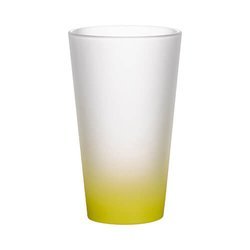Szklanka 450 ml szroniona do sublimacji - limonkowy gradient