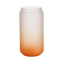 Szklanka 550 ml szroniona do sublimacji - pomarańczowy gradient
