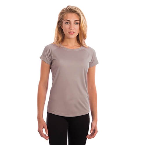 Damska koszulka Solar z krótkim rękawem do sublimacji - Athletic Grey
