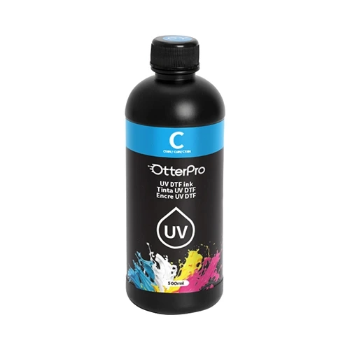 Tusz OtterPro UV DTF 500 ml - Cyan